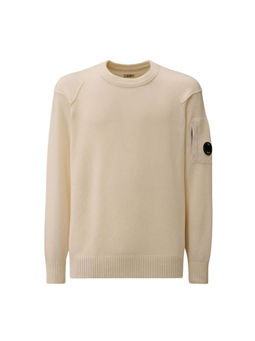 MAGLIONE GIROCOLLO IN LANA CON LENTE C.P. COMPANY | RFCMKN707A 110149A103